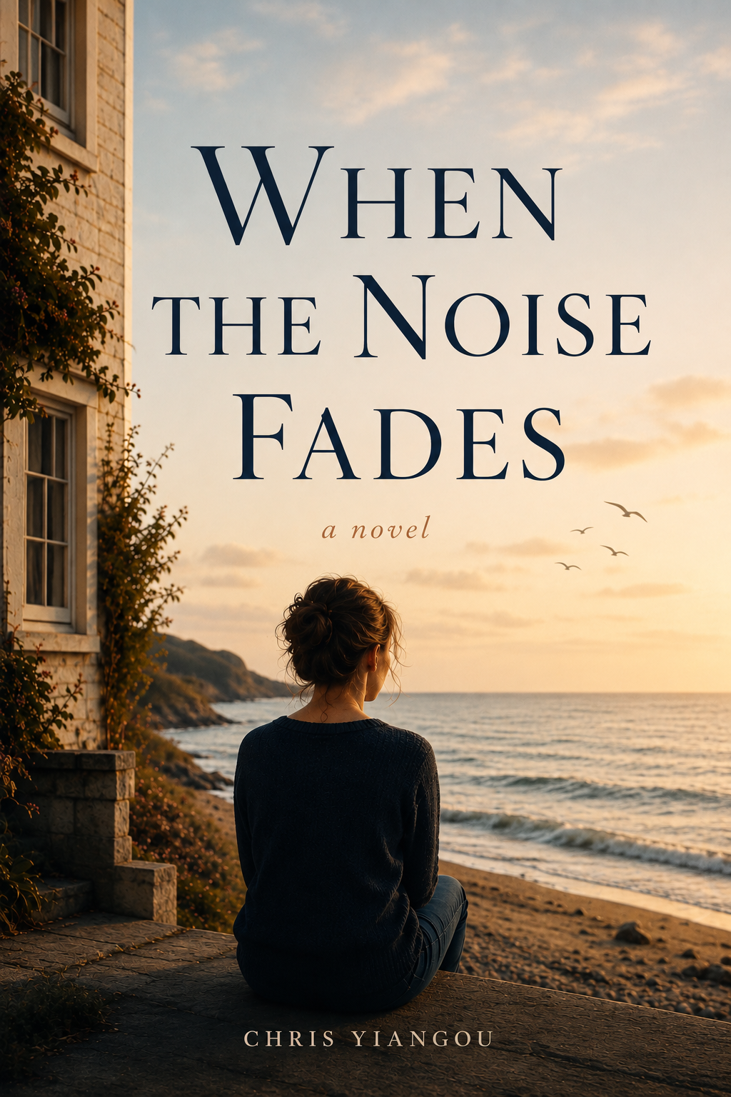 Cover of When the Noise Fades, an intimate contemporary literary novella published by Aegean Publishing